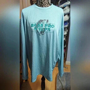 Bass Pro Shops Women's Long Sleeve XL Blue Shirt (EUC)